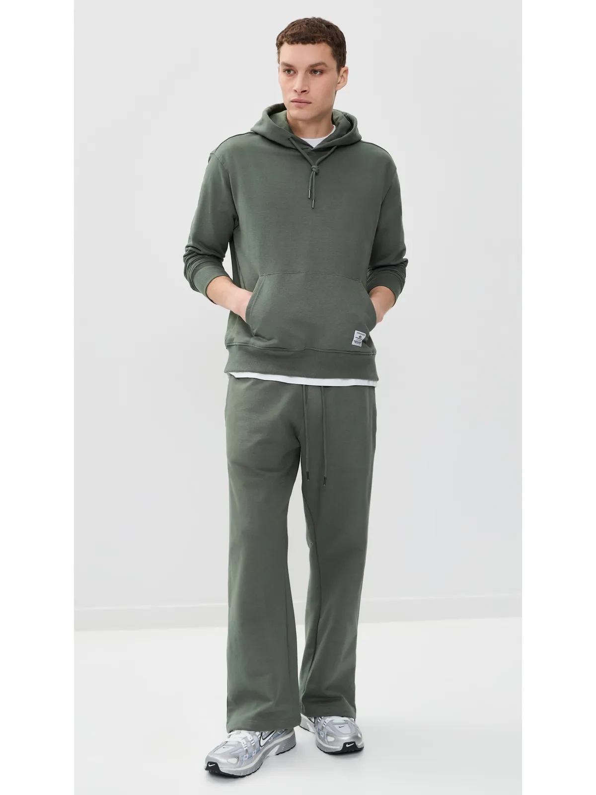 Alpha Industries エッセンシャル フレンチテリー フーディ Gen II Field Grey - 画像5