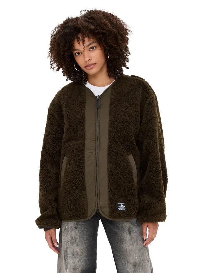 ALPHA INDUSTRIES Alpha Industries リバーシブル M-65 キルテッドライナー ジャケット エスプレッソの商品画像