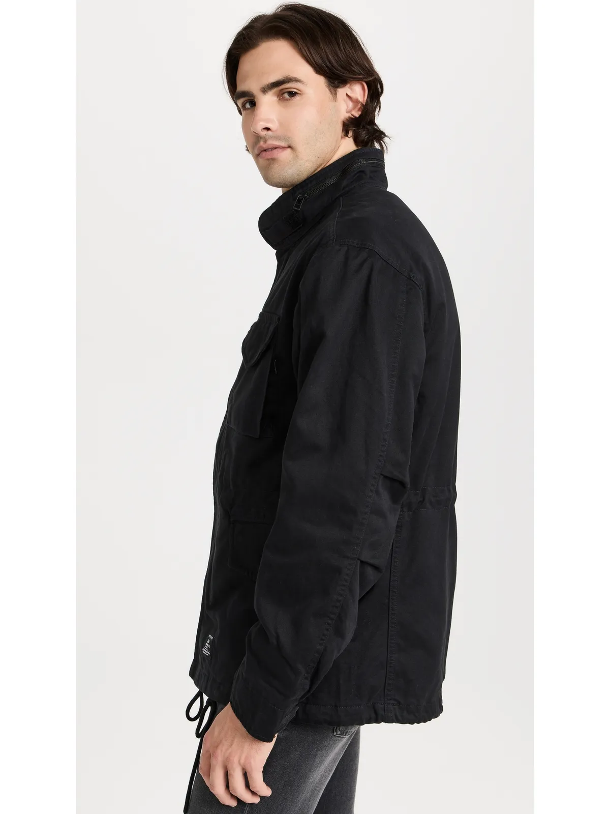 Alpha Industries M-65 リラックスフィット フィールドコート ブラック - 画像4