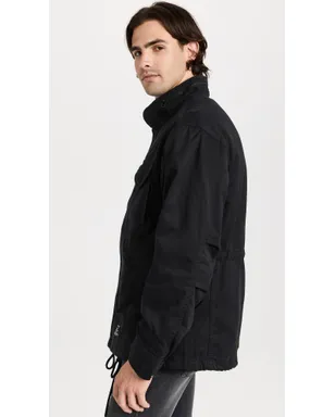 Alpha Industries M-65 リラックスフィット フィールドコート ブラック - サムネイル4