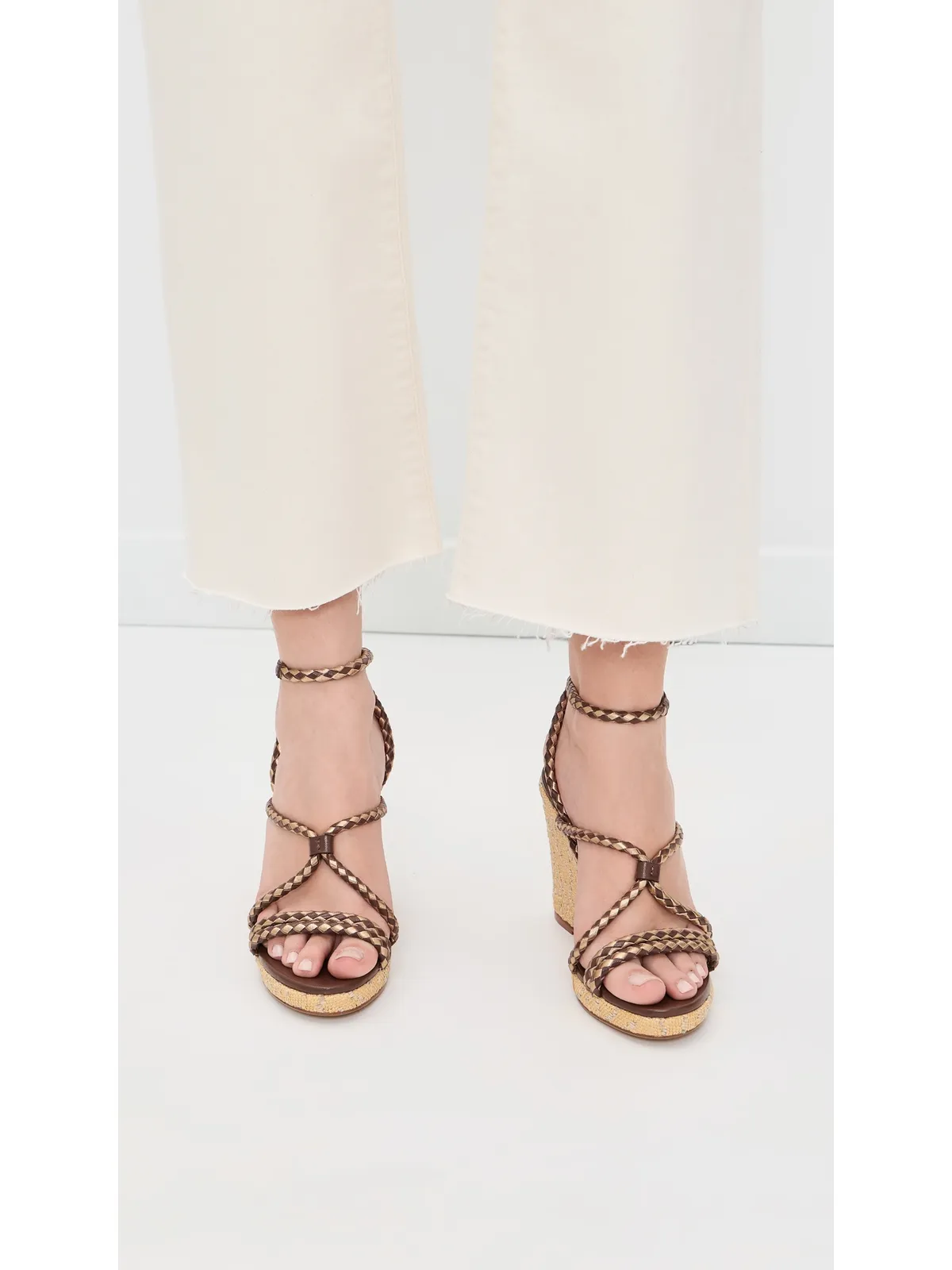 Alexandre Birman エルバ サンダル 100mm ブラウン - 画像3