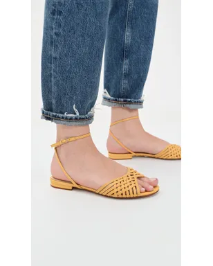 Alexandre Birman リリアン フラッツ バターカラー - サムネイル5