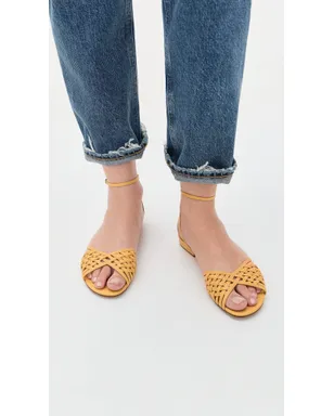 Alexandre Birman リリアン フラッツ バターカラー - サムネイル3