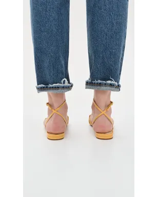 Alexandre Birman リリアン フラッツ バターカラー - サムネイル4