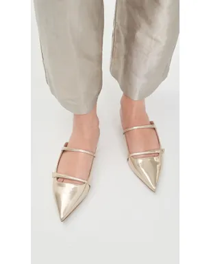 Alexandre Birman ティタ ミュール フラット イエロー - サムネイル3