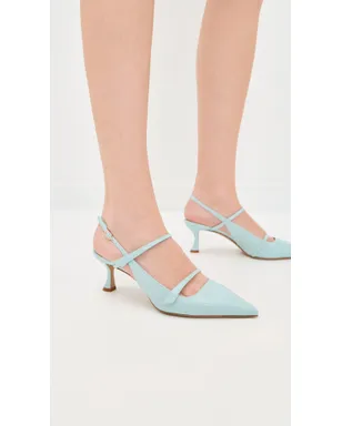 Alexandre Birman ティタ スリングバック ヒール ダストブルー - サムネイル3