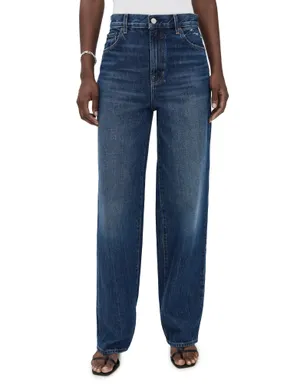 A.L.C. The 747 Relaxed Wide Jeans Dark Classic Blue - サムネイル1
