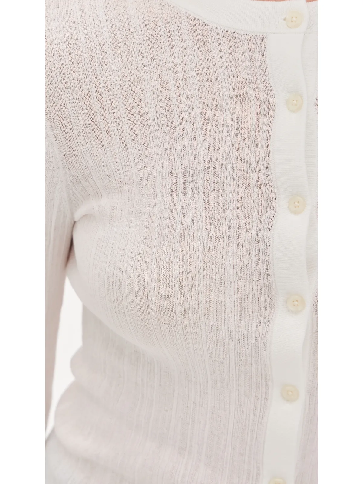 A.L.C. Fisher Cardigan Bright White - 画像6