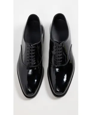 Allen Edmonds カーライル パテントレザー レースアップ タキシードシューズ ブラック - サムネイル4