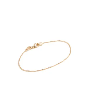 Alexa Leigh 1mm ダイヤカット ボールチェーン ブレスレット - サムネイル1