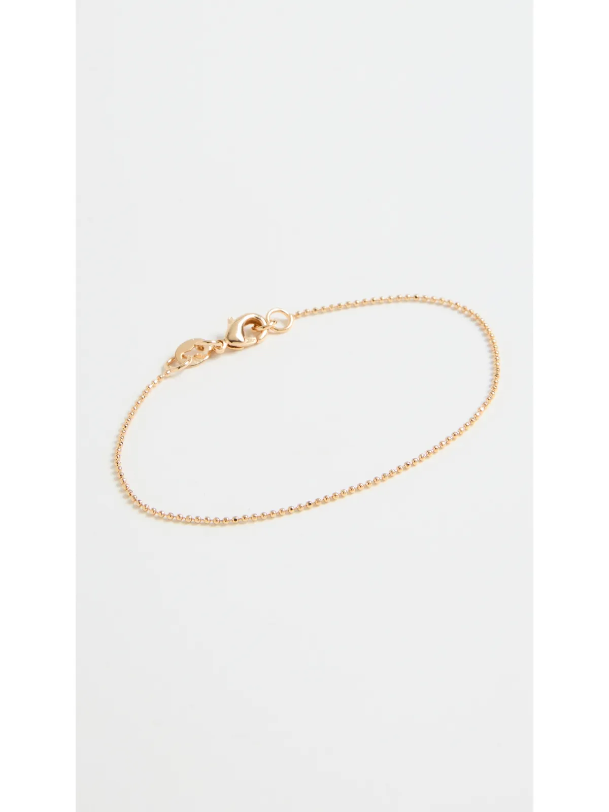 Alexa Leigh 1mm ダイヤカット ボールチェーン ブレスレット - 画像2