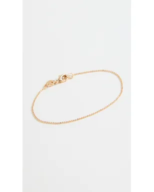 Alexa Leigh 1mm ダイヤカット ボールチェーン ブレスレット - サムネイル2