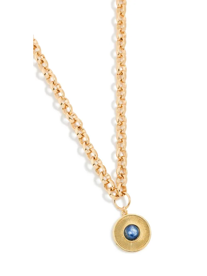 Alexa Leigh Alexa Leigh ブルータイガーアイ サンバースト ネックレスの商品画像