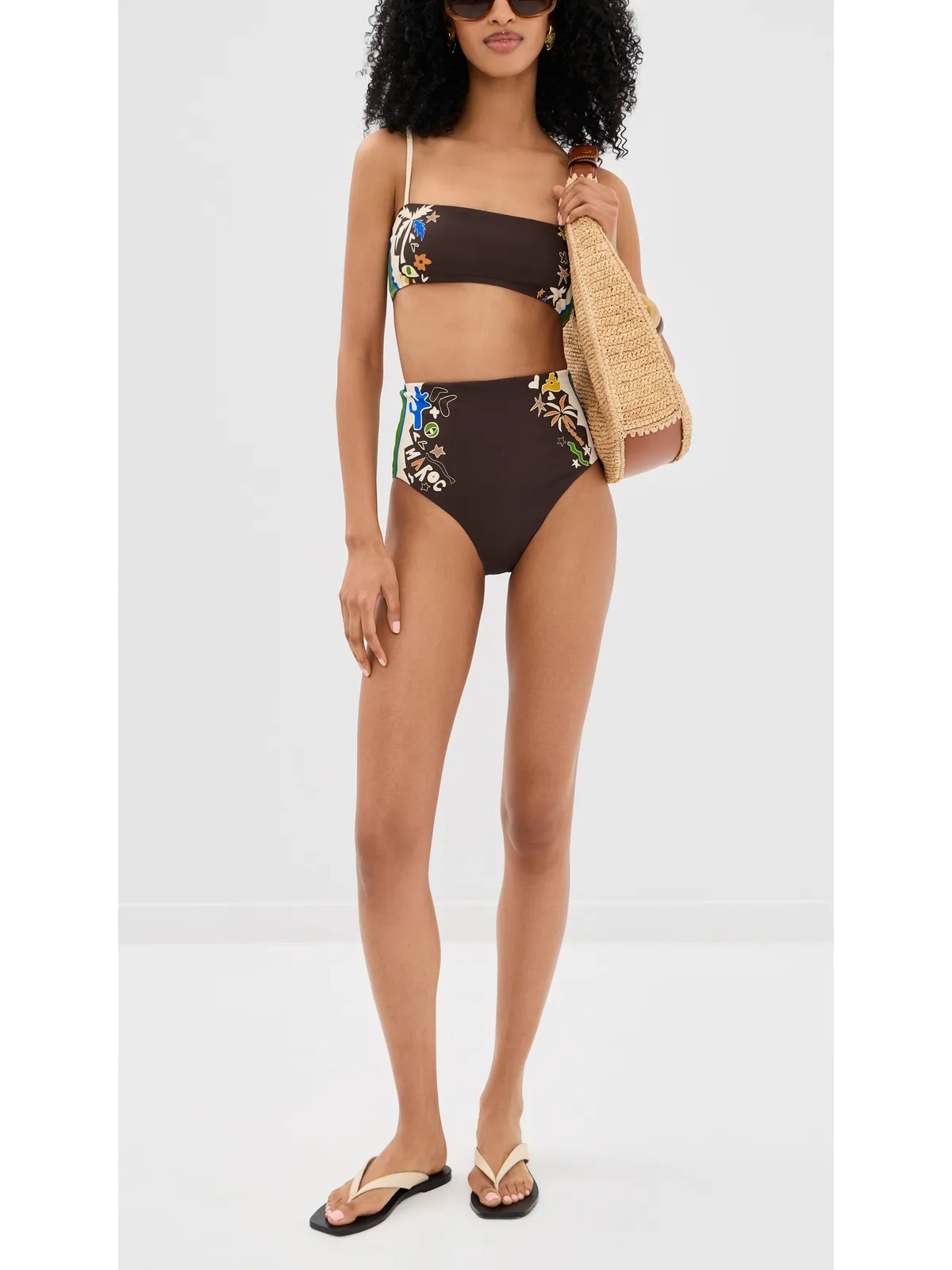 ALÉMAIS Maroc Bandeau Bikini Top Multi - 画像5