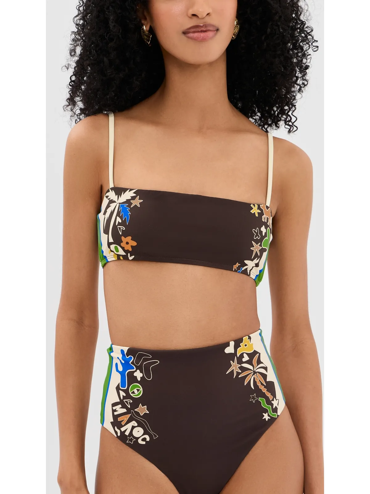 ALÉMAIS Maroc Bandeau Bikini Top Multi - 画像2