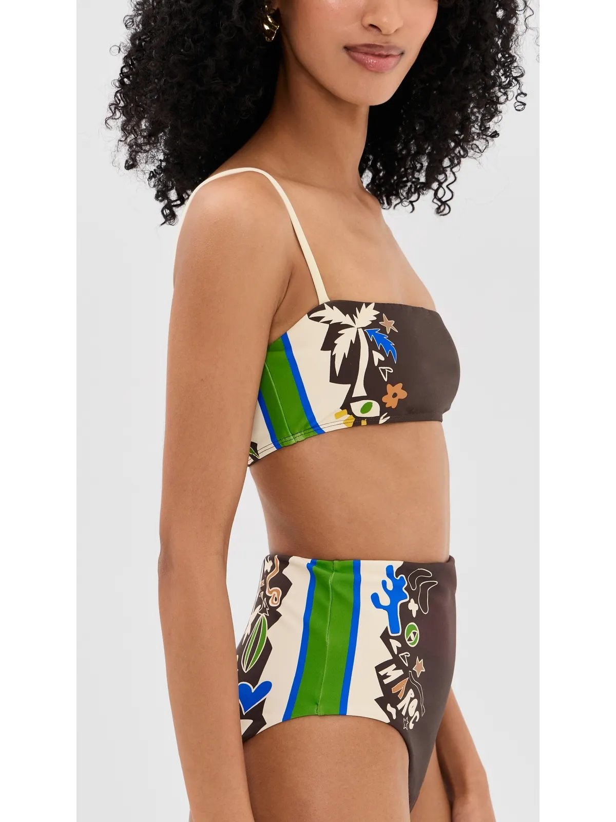 ALÉMAIS Maroc Bandeau Bikini Top Multi - 画像4