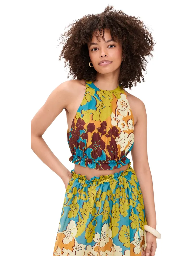 Alemais ALÉMAIS スプライス クロップトップ マルチカラー4の商品画像