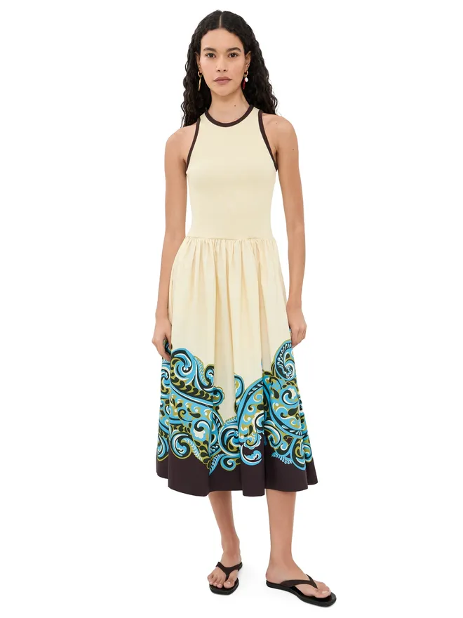 Alemais ALÉMAIS Natalia Tank Midi Dress Creamの商品画像