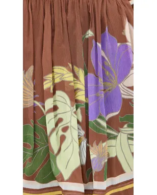 ALÉMAIS Alfie Ruched Top Chocolate - サムネイル6