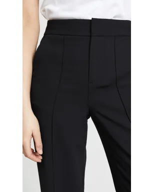 ALICE + OLIVIA ディラン ハイウエスト レッグパンツ ブラック - サムネイル6