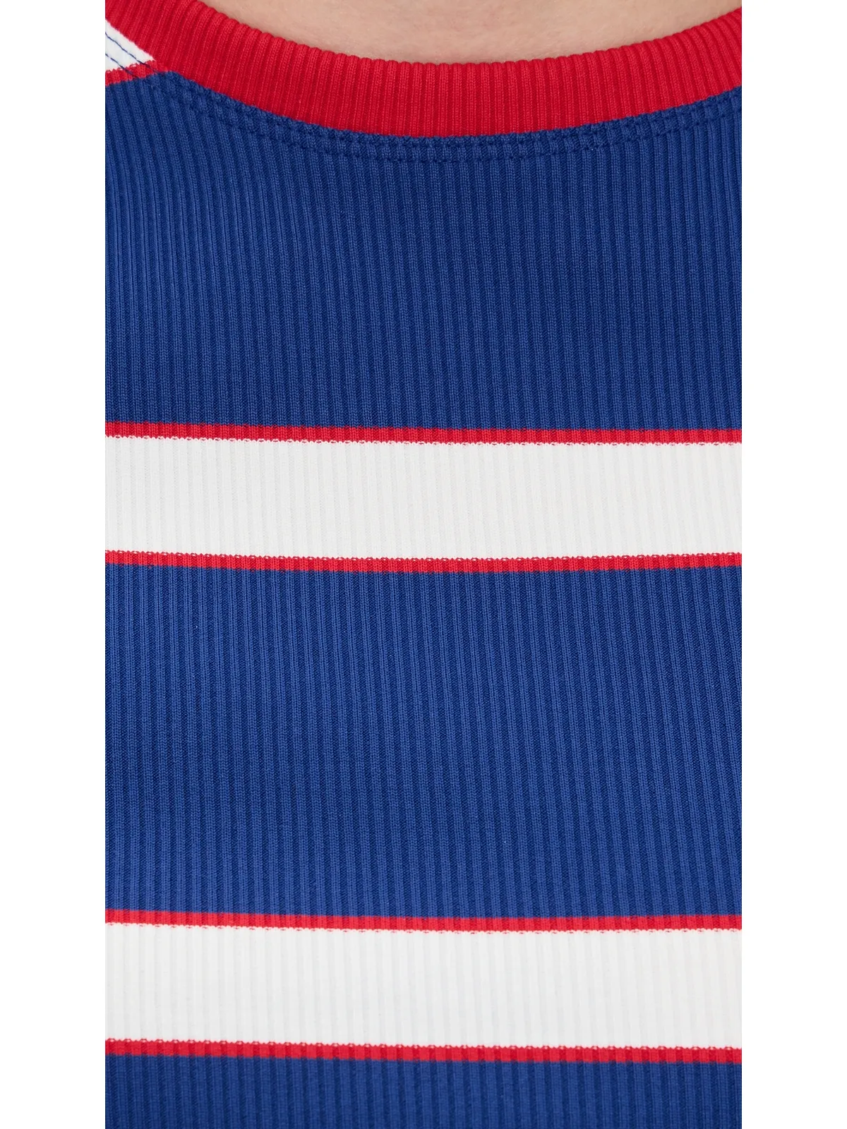 ALICE + OLIVIA オニー ベビー リンガーTシャツ グラマー・ストライプ Twilight Blue - 画像6