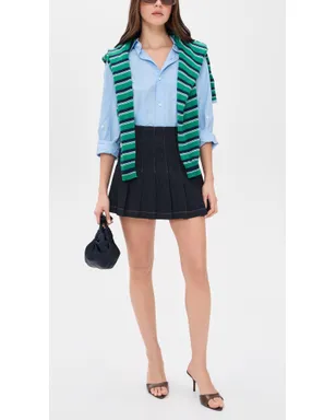 ALICE + OLIVIA カーター デニムスカート ダークリンス - サムネイル5