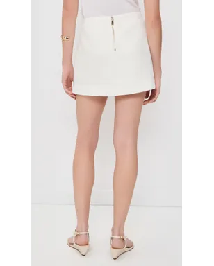 ALICE + OLIVIA ルビ マイクロスカート エンプレス ブルーム オフホワイト - サムネイル3