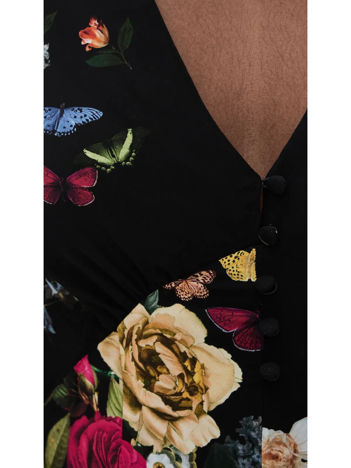 ALICE + OLIVIA イレーヌ ミニドレス ソーラー・ストレングス ブラック - 画像6