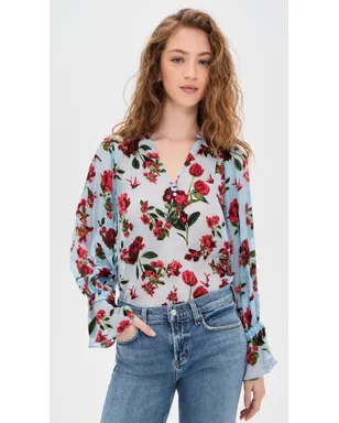 ALICE + OLIVIA Moranne ブラウス ラッフルスリーブ トップス - サムネイル2