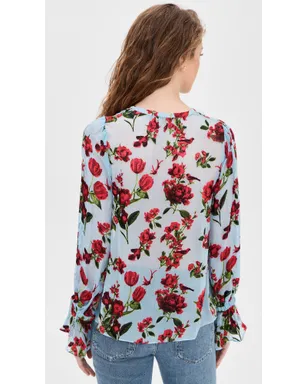 ALICE + OLIVIA Moranne ブラウス ラッフルスリーブ トップス - サムネイル3