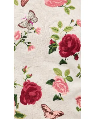 ALICE + OLIVIA リヴァ刺繍ベスト ガーデン・ゴシップ オフホワイト - サムネイル6