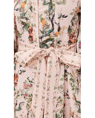 ALICE + OLIVIA Lucyミニシャツドレス Sunset Grove English Rose - サムネイル6