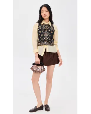 ALICE + OLIVIA アマル エンベリッシュド ボクシー タンクトップ - サムネイル6