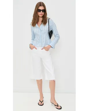ALICE + OLIVIA Freya Fitted Nipped Waist Top - サムネイル5
