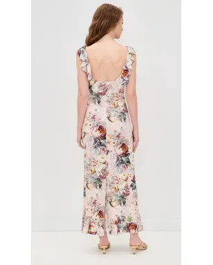 ALICE + OLIVIA Gemma Ruffle Dress Sweet Peony - サムネイル3
