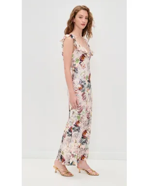 ALICE + OLIVIA Gemma Ruffle Dress Sweet Peony - サムネイル4