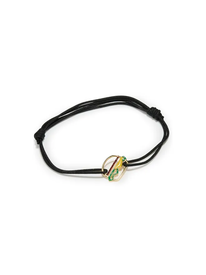 ALIITA ALIITA ハンバーガーエナメルブレスレットの商品画像