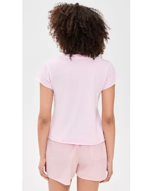 ALL THREE ローズ ロー・ヘム Tシャツ - サムネイル3