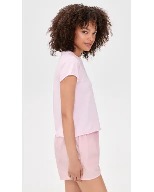 ALL THREE ローズ ロー・ヘム Tシャツ - サムネイル4