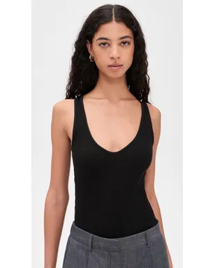 ALL THREE Claire V-Tank Black - サムネイル2