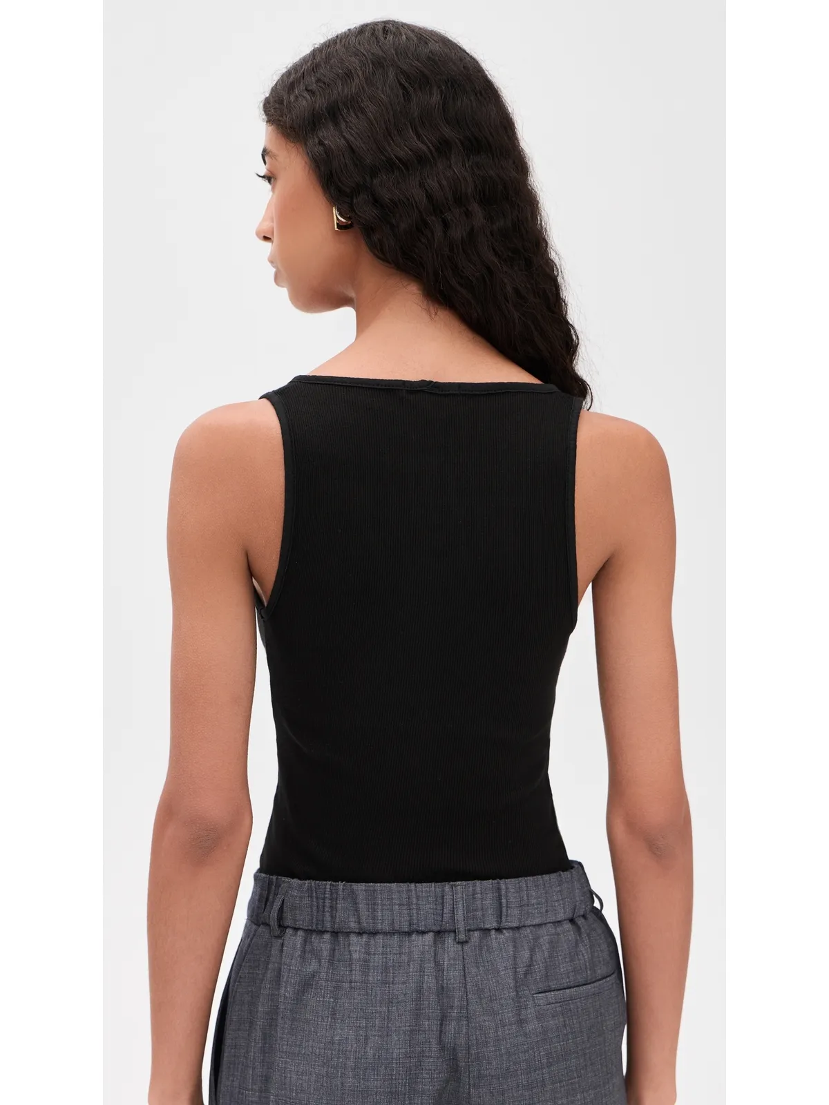 ALL THREE Claire V-Tank Black - 画像3