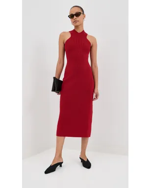 Altuzarra ウィニー ドレス ホリー レッド - サムネイル2