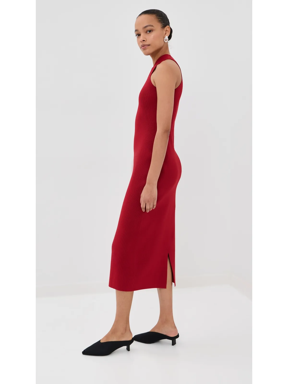 Altuzarra ウィニー ドレス ホリー レッド - 画像4