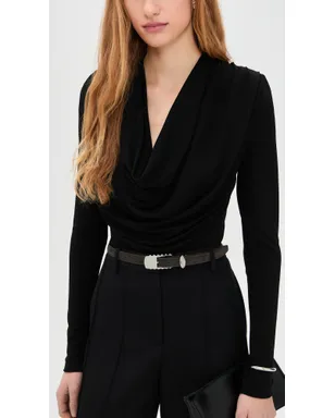Altuzarra エロンゲーテッド スタッズバックルベルト - サムネイル3
