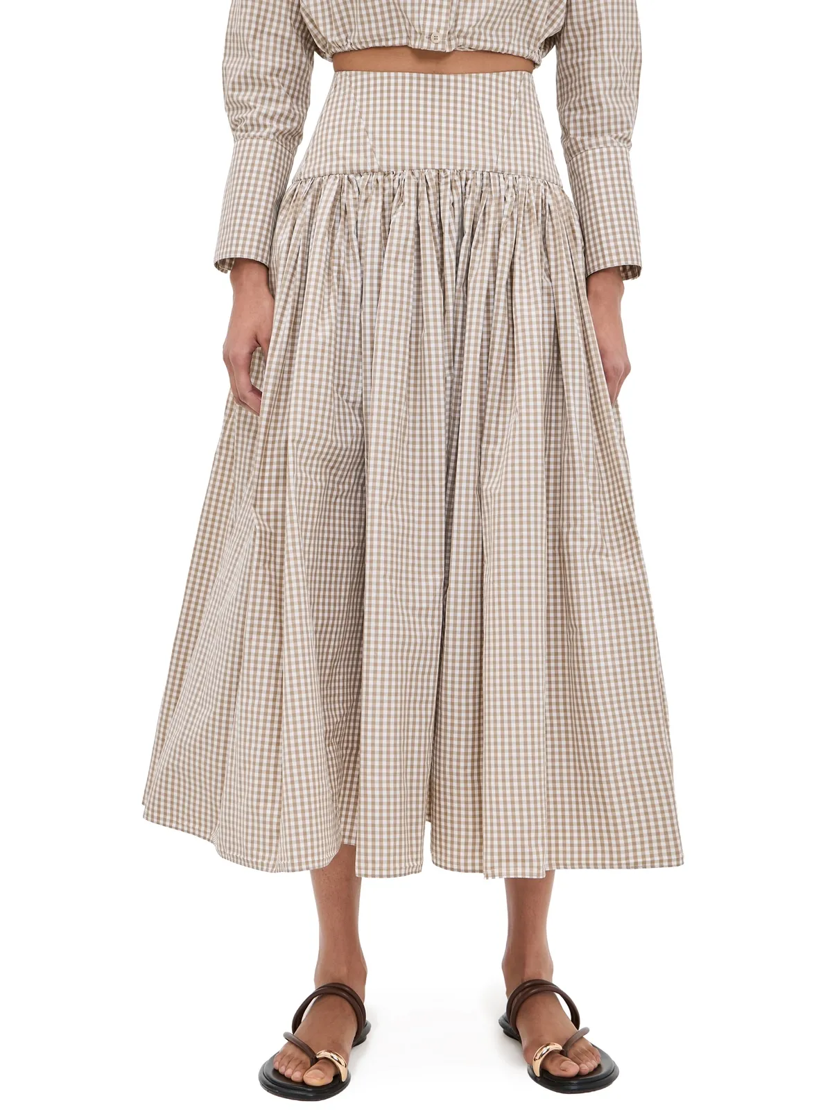 ALEXIS Havara Skirt Tan/White - 画像1