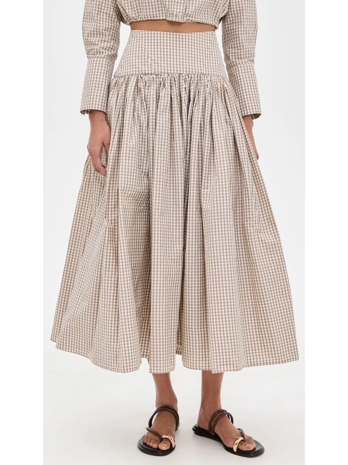 ALEXIS Havara Skirt Tan/White - 画像2