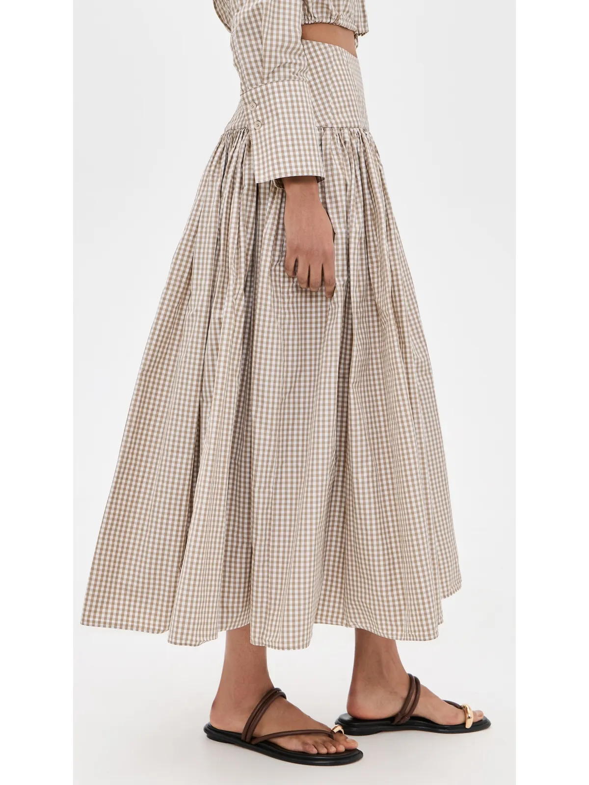 ALEXIS Havara Skirt Tan/White - 画像4