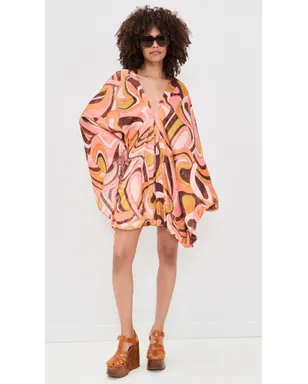 ALEXIS リシャンドレス アブストラクトプリント - サムネイル5