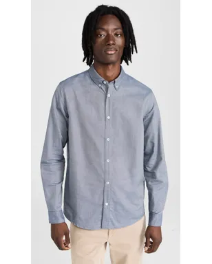 A.P.C. オックスフォード ボタン・ダウン マリン - サムネイル2