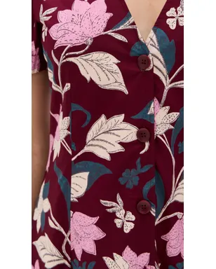 Apiece Apart Dia マキシドレス Essa Floral Merlot - サムネイル6